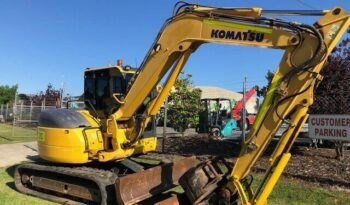 Pelle Komatsu PC88MR-6 8 tonnes longue portée complet