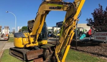 Pelle Komatsu PC88MR-6 8 tonnes longue portée complet